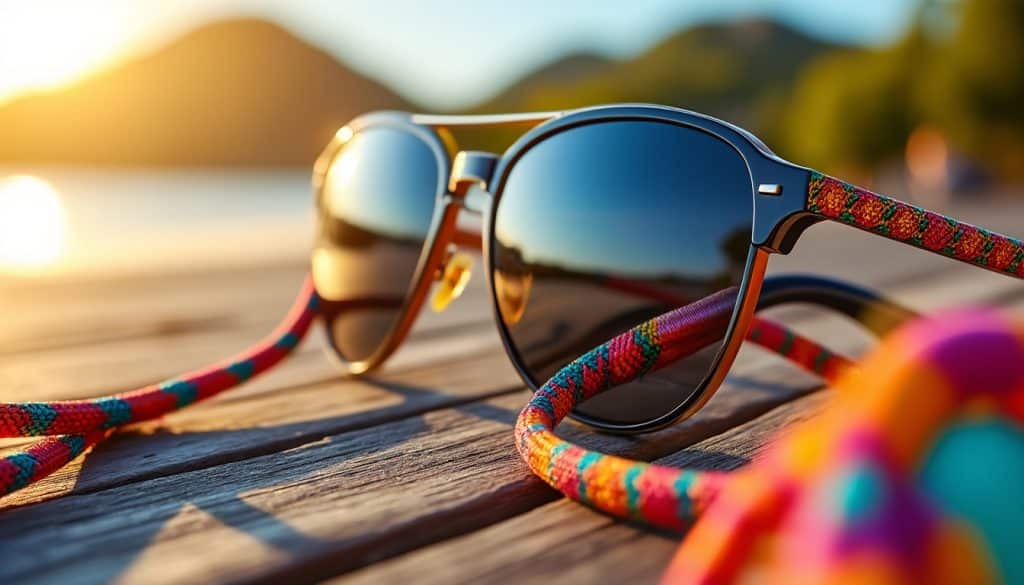 Lunettes et cordon : l&rsquo;accessoire des sessions ensoleillées