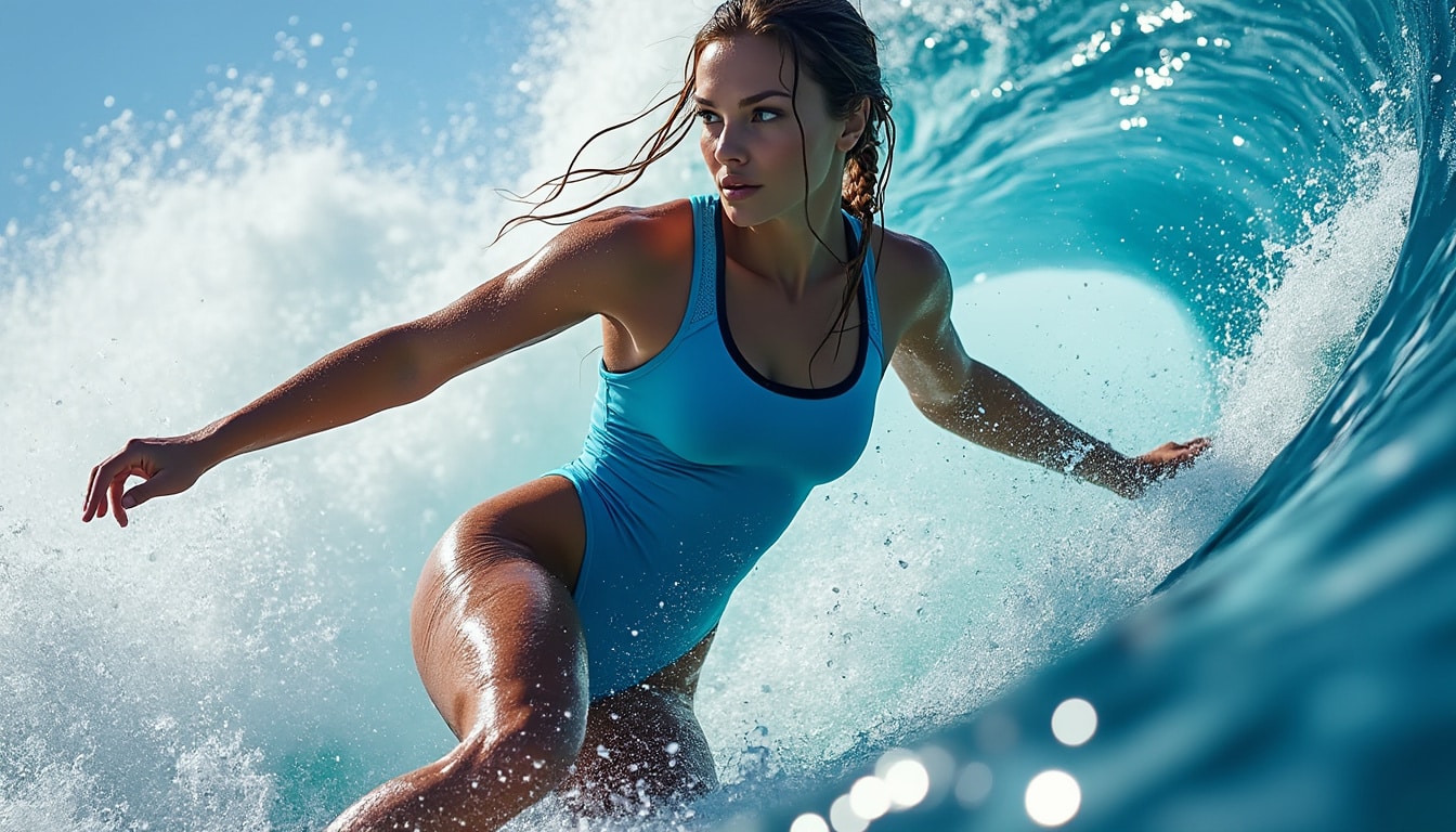 Maillot une pièce pour surfer : ce qui tient dans les vagues