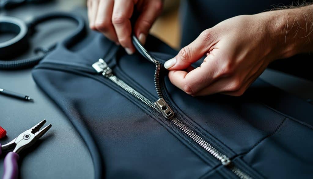 Réparer un zip de combinaison : ce qui est faisable