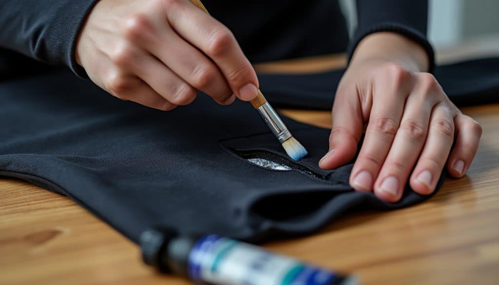Réparer une déchirure de néoprène : la colle et la méthode