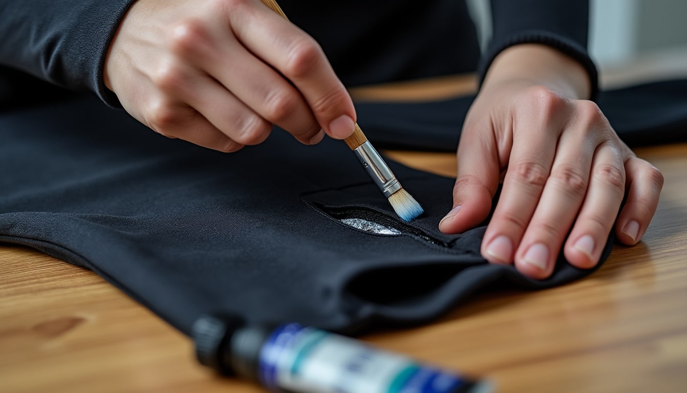 Réparer une déchirure de néoprène : la colle et la méthode